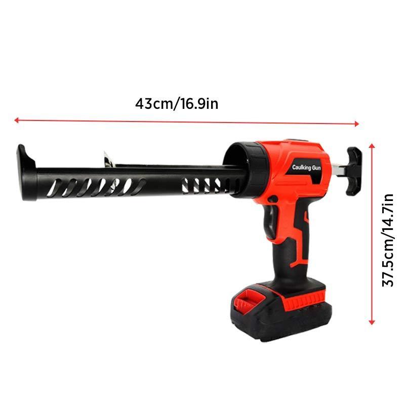 Multi-function Wireless Caulking Gun Heat Hot Melt 7000RPM Electric Pressure Glue Sewing Seams Sealant Glue Gun with Battery