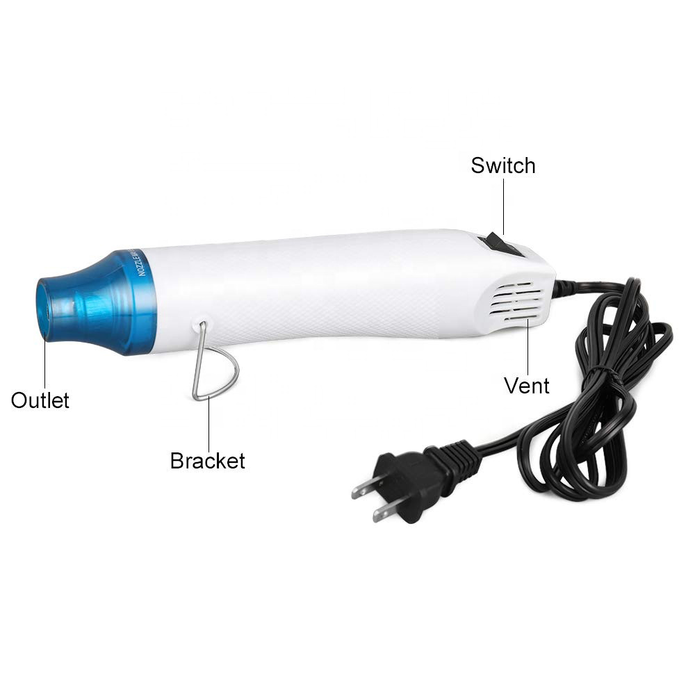 High Quality Mini Hot Air gun 110v/220v/230v 300W With US/UK Plug Hand held Hot Air Blower Heat air Gun