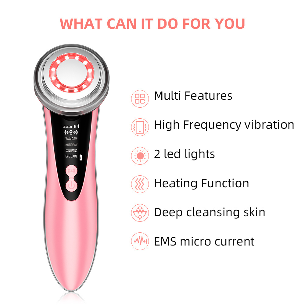 Hot and cold hammer facial skin rejuvenation solution  tightening  machine