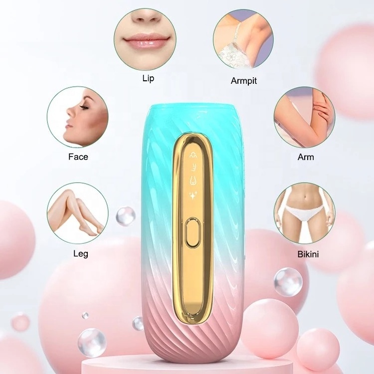 2024 New Design Sapphire Cooling Freezing Point Hair Remover Laser Hair Removal Machine Home Ipl Hair Removal Sapphire Device