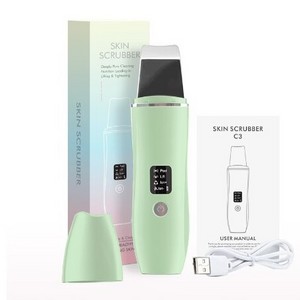 Beauty Skin Care Professional 4 Modes Ultrasonic Face Spatula Dead Skin Removal Facial Skin Scrubber Face Scraper Peeling Mahine