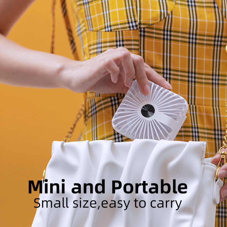 2024 Summer Best Seller Smart Mini Portable Rechargeable Electric Hand Fan Handheld Table Neck Bladeless Fan