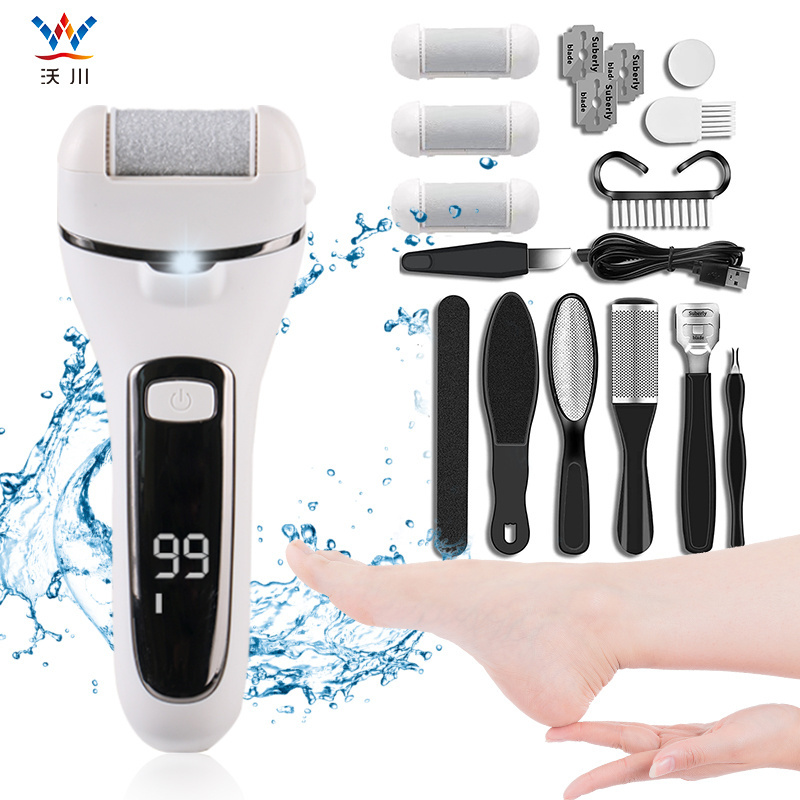 2024 Best Seller Rechargeable Electric Feet Callus Remover Machine Foot Dead Skin Grinder Pedicure Foot File Callus Remover