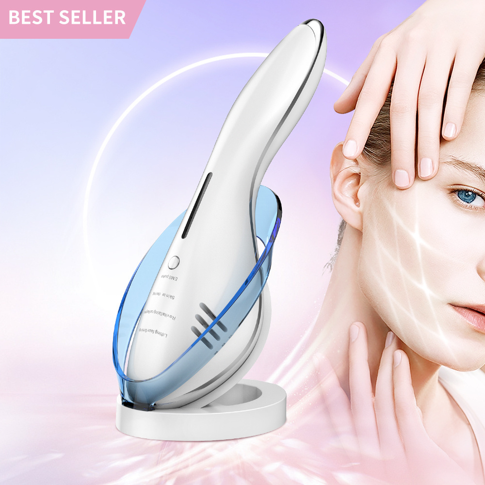 Trending Beauty Products 2024 New Arrivals Sculptor Stimulation Wrinkle Remover Ems Face Home Care Beauti Cold Rf Beauty Device