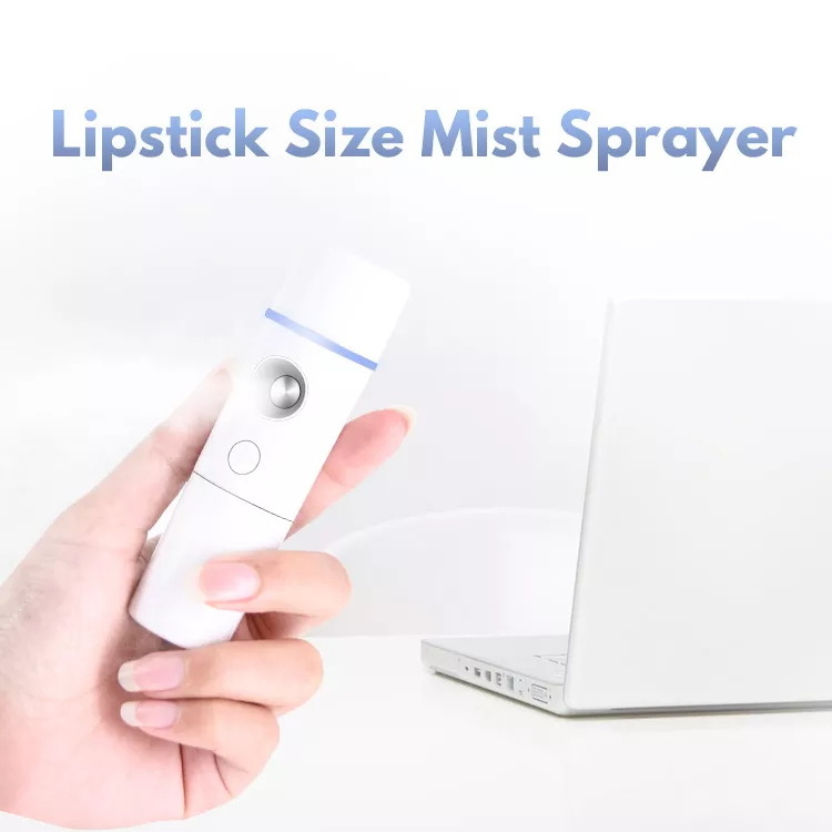 Mini Portable Water Meter Ionic Facial Steamer Nano Spray For Face