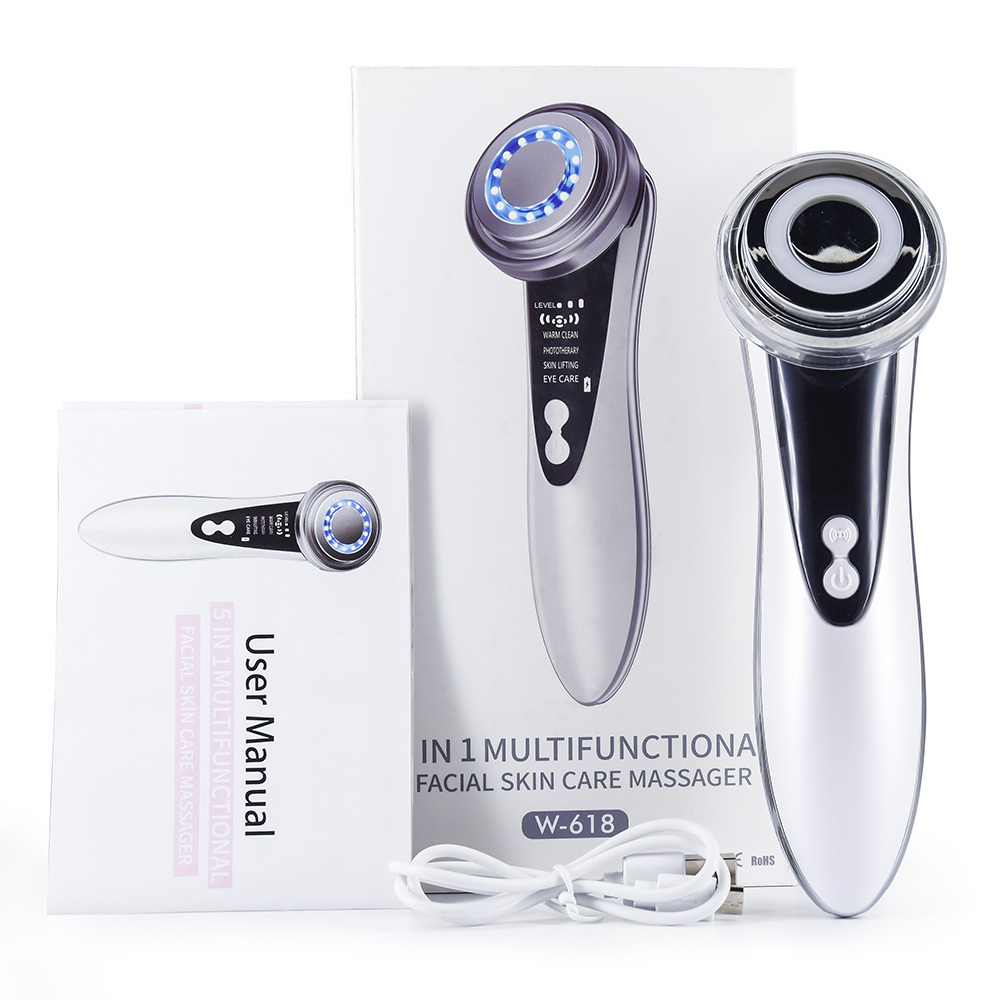 Hot and cold hammer facial skin rejuvenation solution  tightening  machine