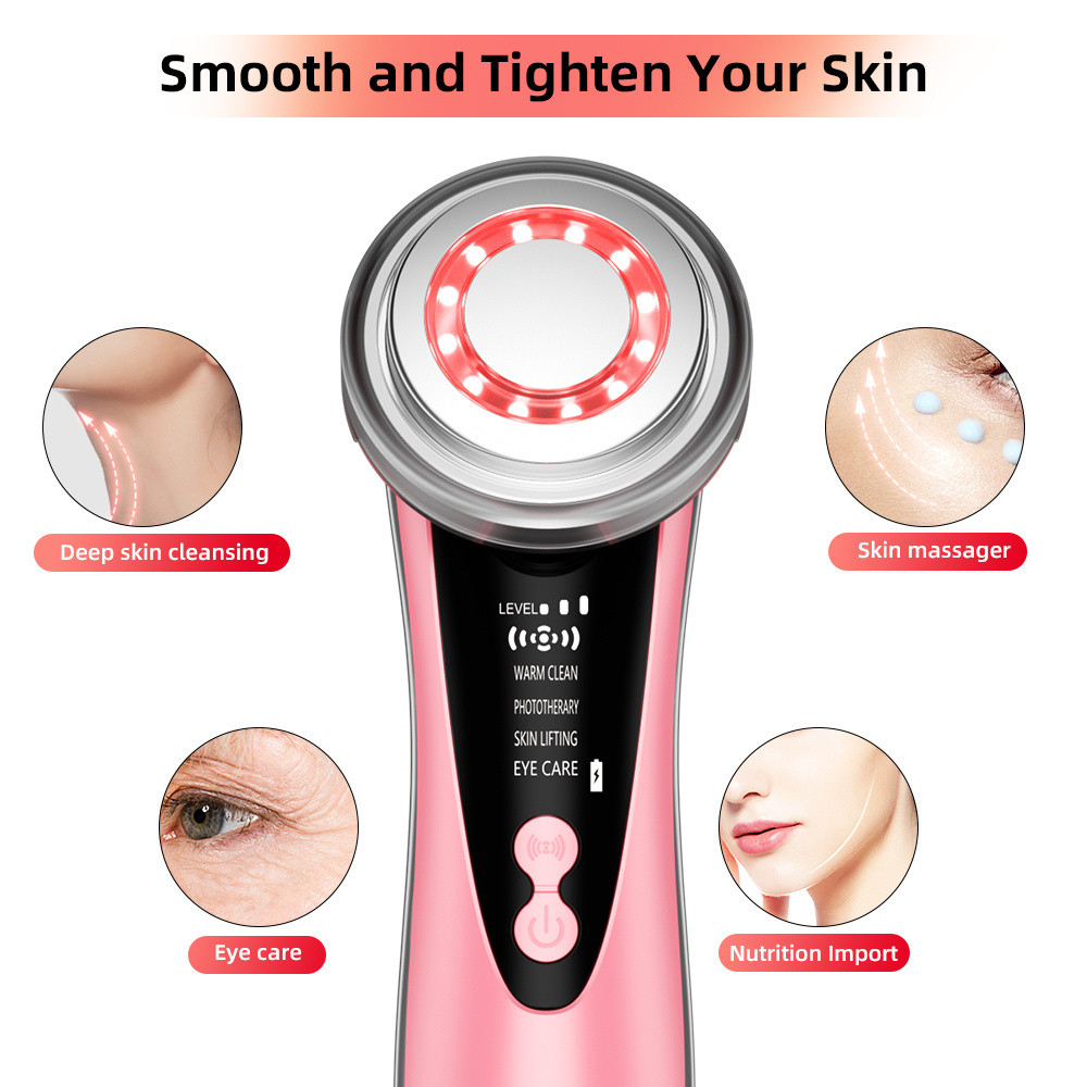 Hot and cold hammer facial skin rejuvenation solution  tightening  machine