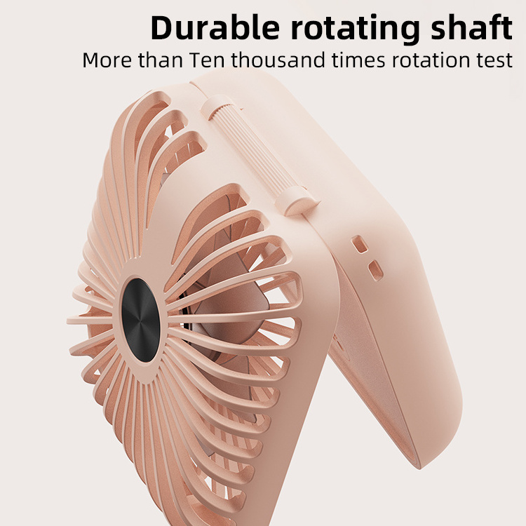 2024 Summer Best Seller Smart Mini Portable Rechargeable Electric Hand Fan Handheld Table Neck Bladeless Fan