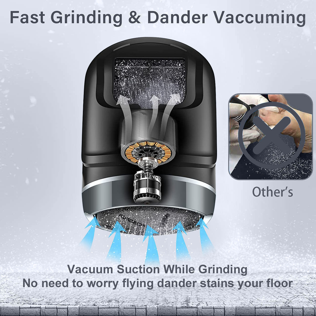 2024 New Trending Vacuum Electric Callus Pedicure Foot Electric Pedicure Grinder IPX7 Waterproof Foot Callus Remover Mahine