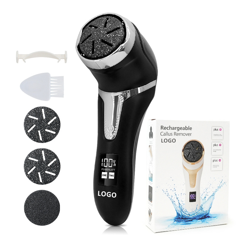 2024 New Arrivals Powerful Rechargeable Vacuum Electric Hard Dead Skin Remover Foot Pedicure Grinder File Callus Remover Machine