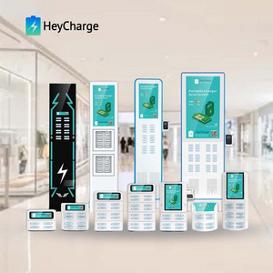 Advertisement Display Shared Charging station Vending Machines Smart Management Multiple Charging Interfaces sharing power bank