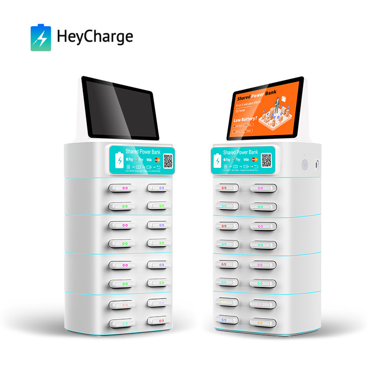 Portable Fast Charging 16 slots Rental Power Bank Mobile Phone charging station Vending Machine Shared Power Bank