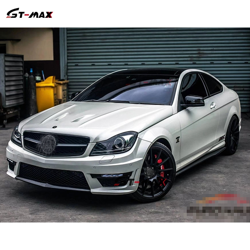 63 amg style body kit for Mercedes Benz C260 class W204 front bumper rear bumper for Mercedes Benz C class W204 facelift 1 - 2 s