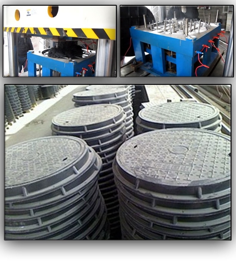 Four column  Automatic FRP/SMC Manhole Cover 300 ton hydraulic press machine