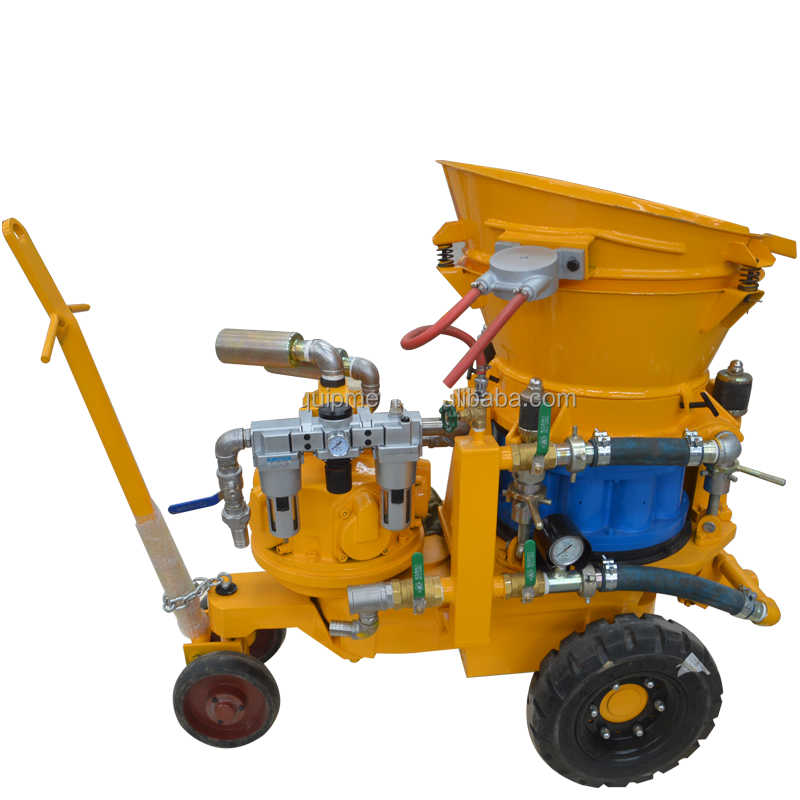 5m3/h air motor dry mix concrete spraying gunite shotcrete machine for sale