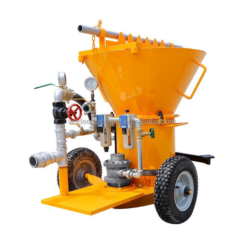 6m3/h pneumatic Refractory concrete swimming pool shotcrete gunite machines for culvert sale