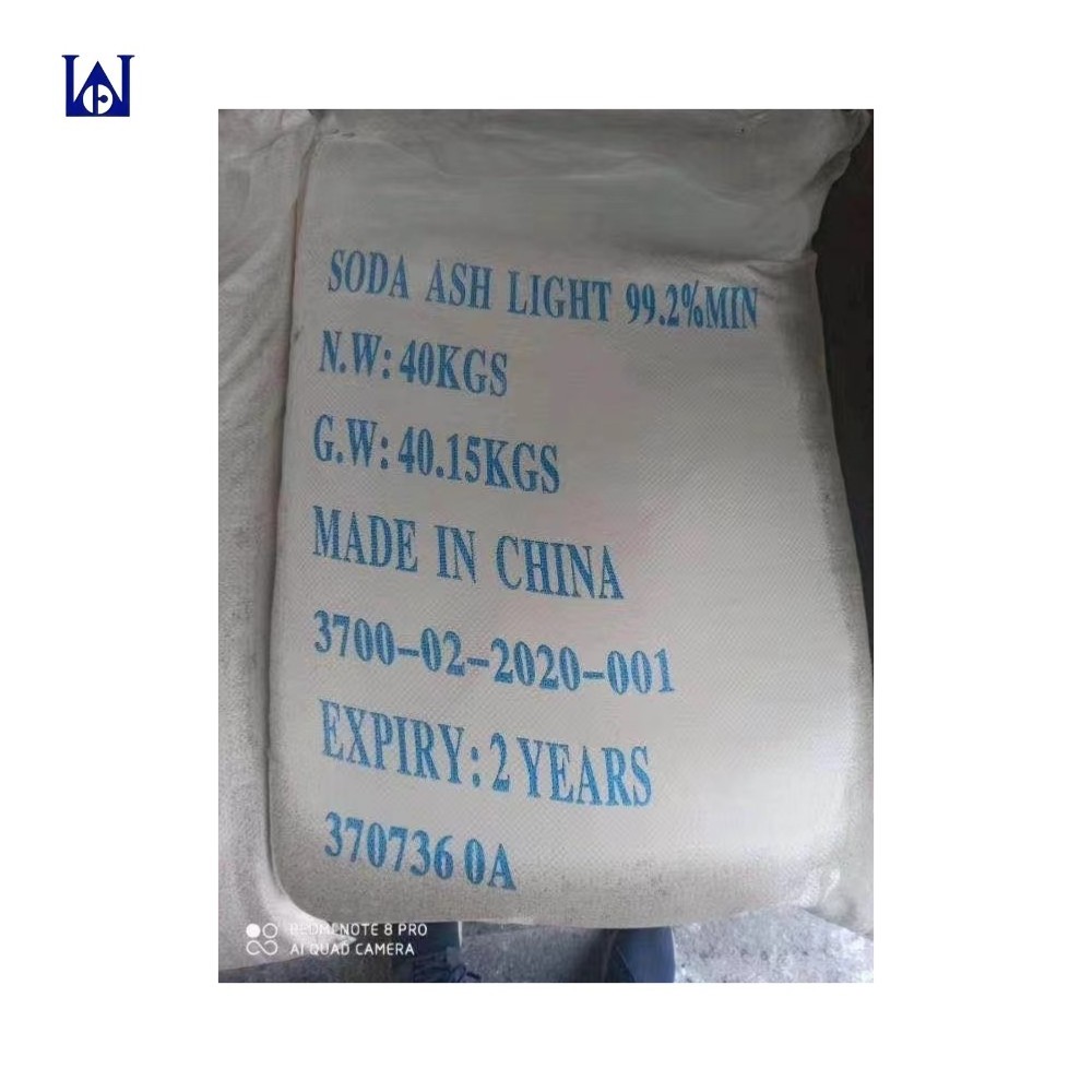 Cas no 497-19-8 Sodium Carbonate Soda Ash light suppliers Soda Ash Price per ton