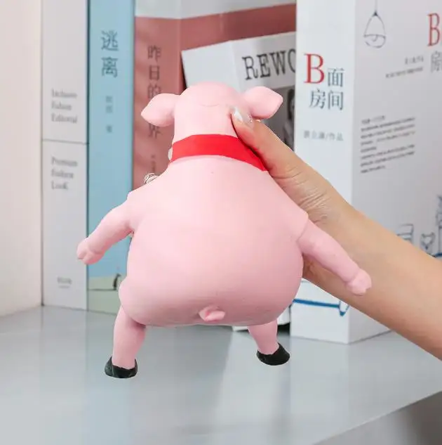 Stress Relief Cute Squeeze Pink Pig Anti Stress pig Squishy Stress Toy