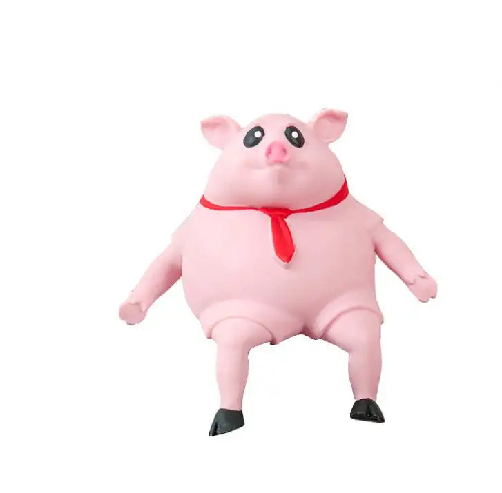 Stress Relief Cute Squeeze Pink Pig Anti Stress pig Squishy Stress Toy