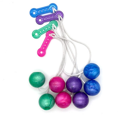 Newest Hot Selling Plastic Clackers Ball On A String Pro- Clacker Ball Toy