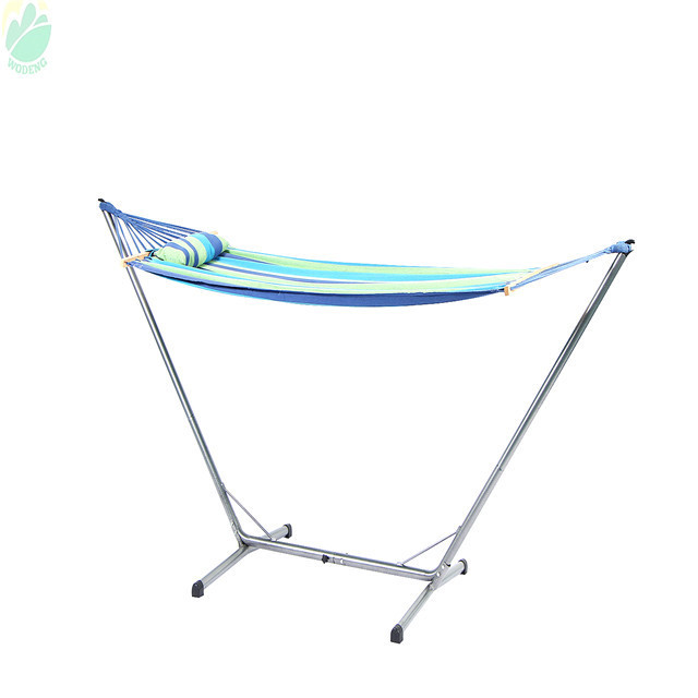 Fashion steel swing camping hammock with stand adjustable hammock stand