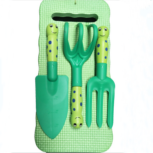 Kids garden tools set cushion seat kneeler garden kneeling rake shovel Kneeling Pad & Digging Tools