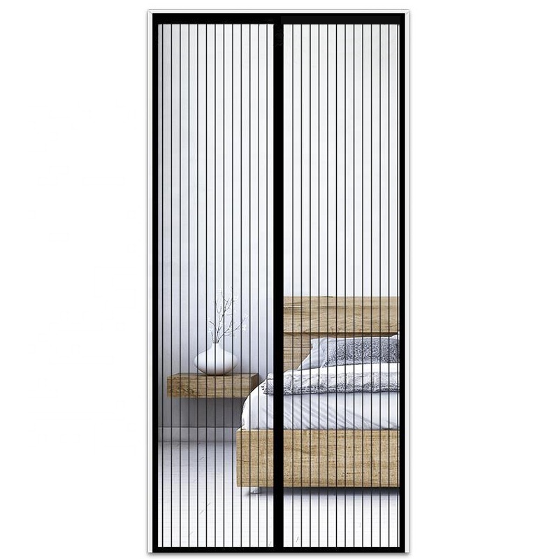 Factory Hot Sale Mosquito Door Net Strip Magnetic Screen Door Curtain For Magnetic Screen Door mesh