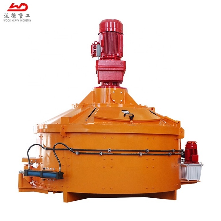 portable cement concrete mixer machine planetary concrete 1000L feed mixer