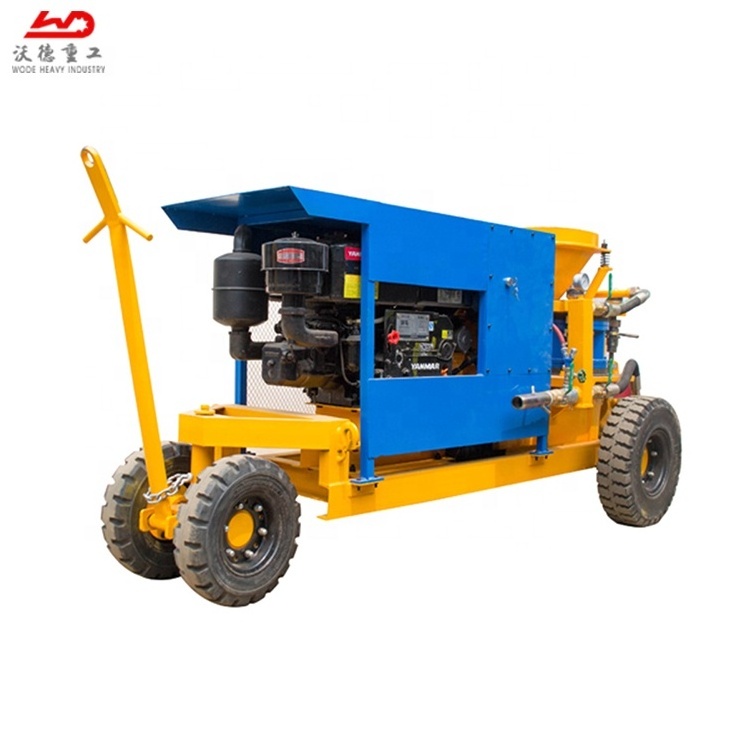 Tunnel Building Construction WSZ3000D 5m3/h Wet Concrete Shotcrete Gunite Machine For Sale