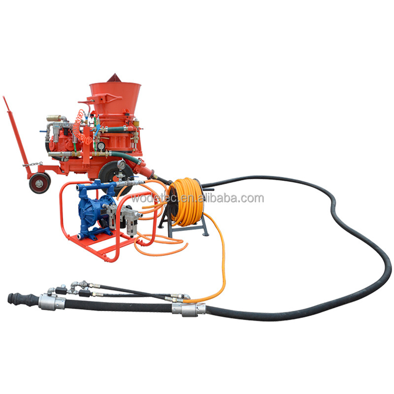 5m3/h 3m3/h Air motor refractory spraying gunite shotcrete machine with water pump