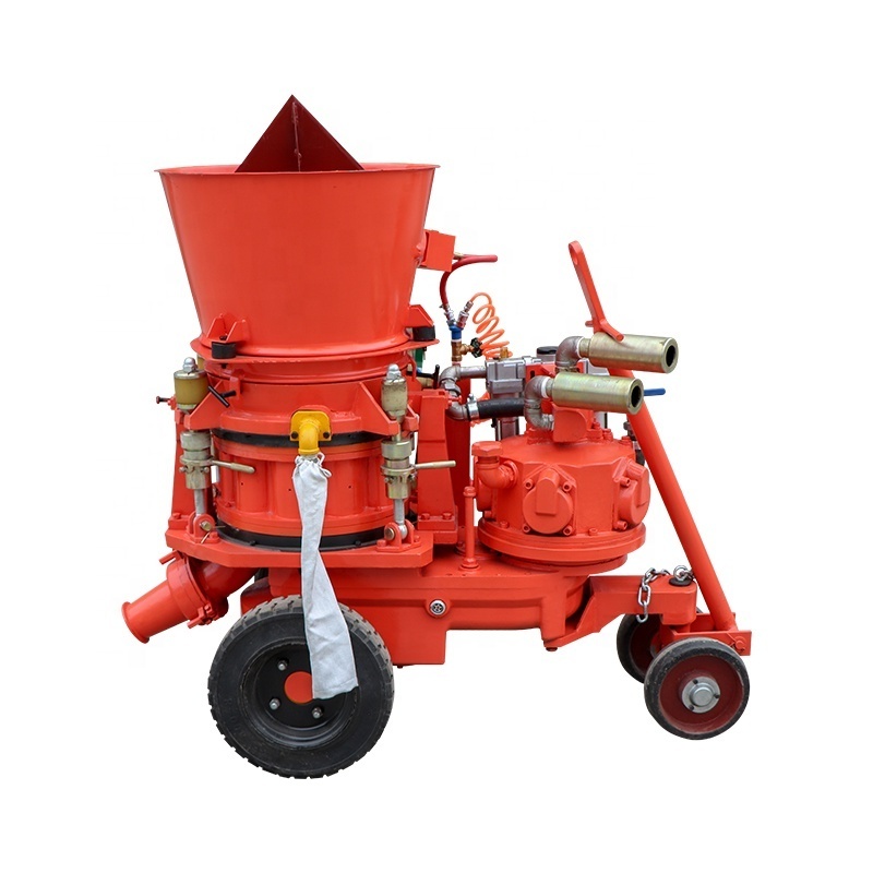 5m3/h 3m3/h Air motor refractory spraying gunite shotcrete machine with water pump