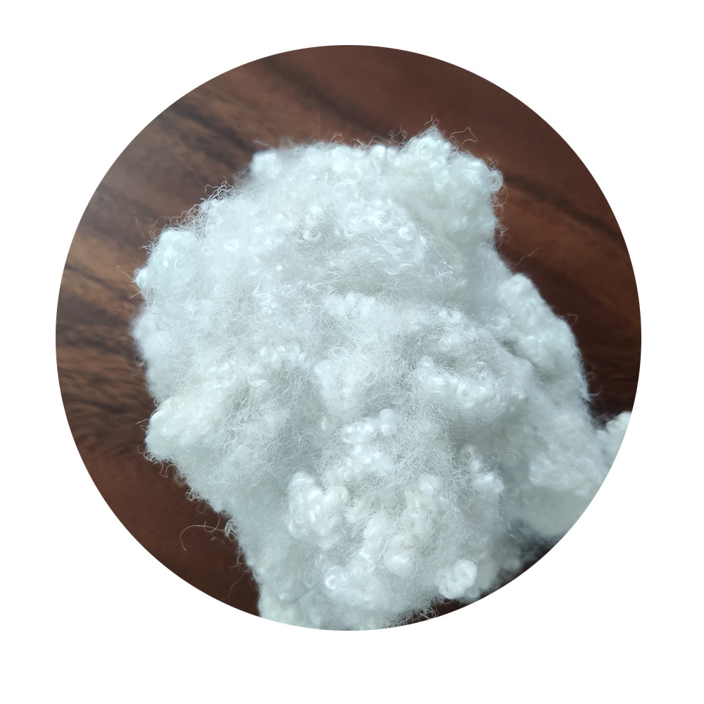 7D 64MM with Silicone Polyester Fiber for Shoes Polyester Stable Fiber Low Melt Polyester Fiber