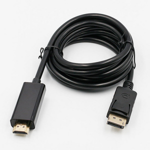 Gold Plated DisplayPort Display Port Male To HDTV Male Cable  To HDMI 6FT 4K*2K  Adapter Cable Cord 1.8MConverter For PC Laptop