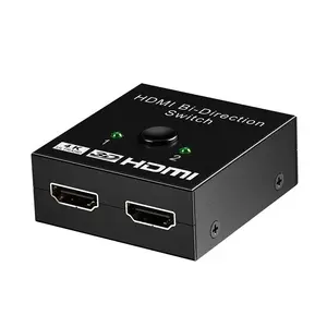 HDMI Switch HDTV Bi Directional 1x2 / 2x1 AB Switcher Splitter 2 Port Supports UHD 4K 1080P 3D HDR HDCP Splitter HDMI