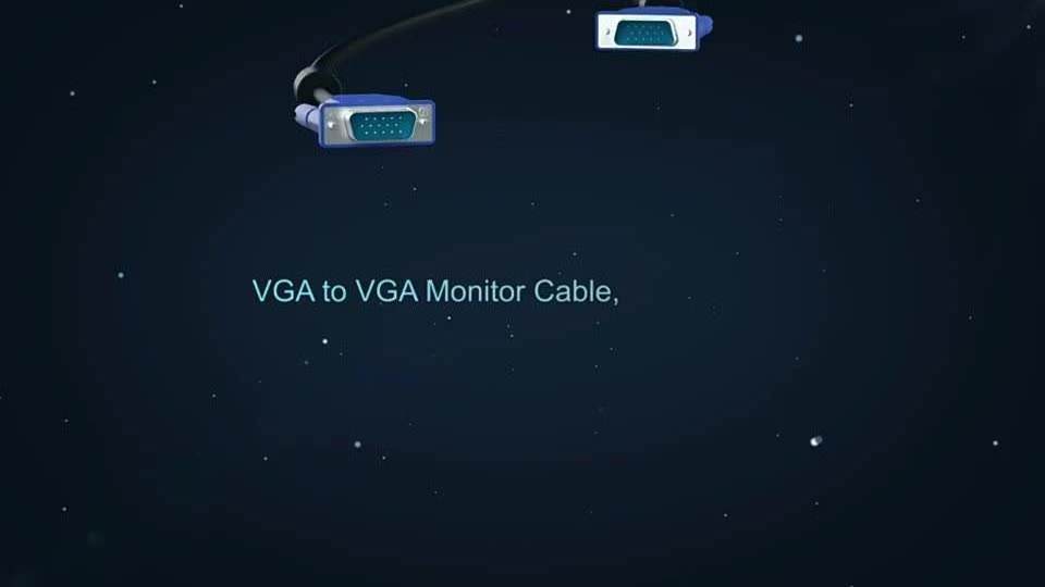 hot sales Computer LCD Video 1.5-10m Cable 3+5 HD VGA Data Cable VGA Male to Male Cable for Computer or Projector