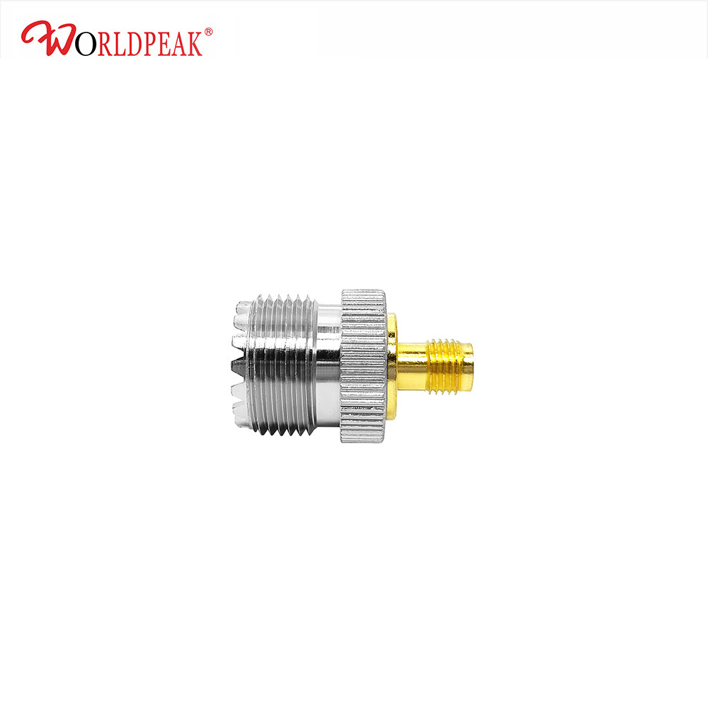 Best quality UHF SO239 female jack to SMA Female Jack Coaxial Straight adapter Connector for car radio antenna