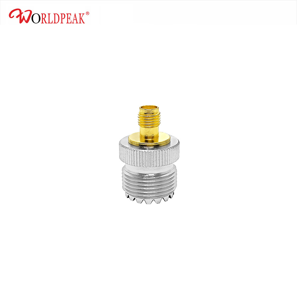 Best quality UHF SO239 female jack to SMA Female Jack Coaxial Straight adapter Connector for car radio antenna