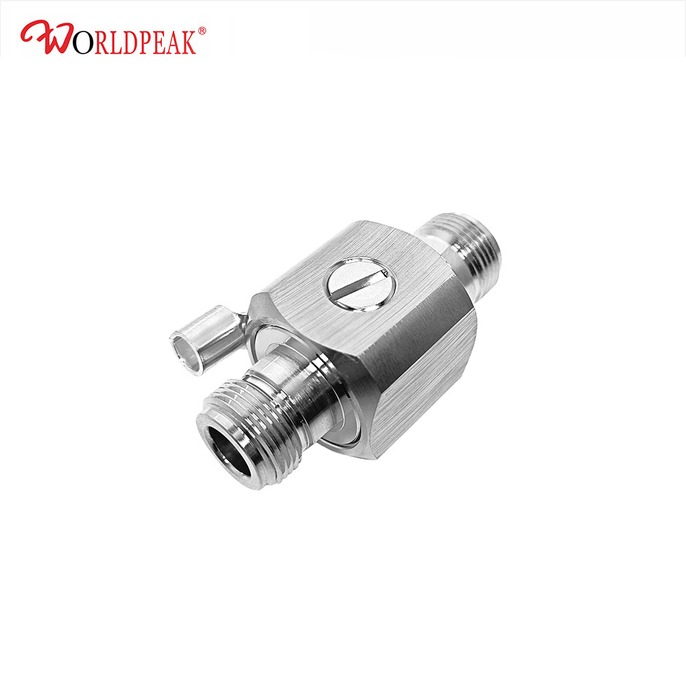 N female to female rf cable lightning protector 3G double jack connector protection surge arrester 90V 230V 600V tube discharge