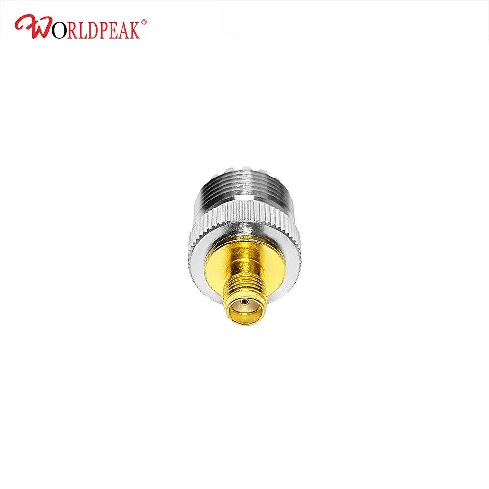 Best quality UHF SO239 female jack to SMA Female Jack Coaxial Straight adapter Connector for car radio antenna