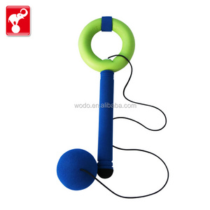 OEM factory custom made kids sport foam game cup plastic catch ball set swing ball