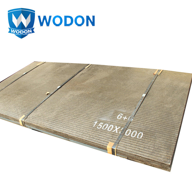 abrasion resistant high wear resistant plates wear chromium carbide overlay coated bimetallic welding wear plate