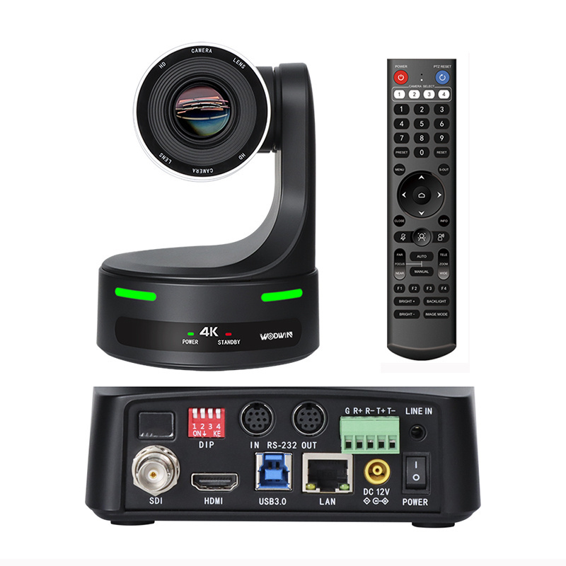 2024 New 4K NDI HX Professional TV Broadcasting Equipment Live Stream System Video Conference Camera POE SDI NDI PTZ Camera 20x