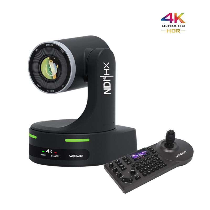 2024 New 4K NDI HX Professional TV Broadcasting Equipment Live Stream System Video Conference Camera POE SDI NDI PTZ Camera 20x