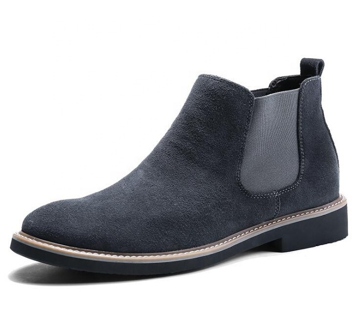 Hot selling Factory Men's Ankle Chelsea Boots Leather Work Business Afairs Boots for Men