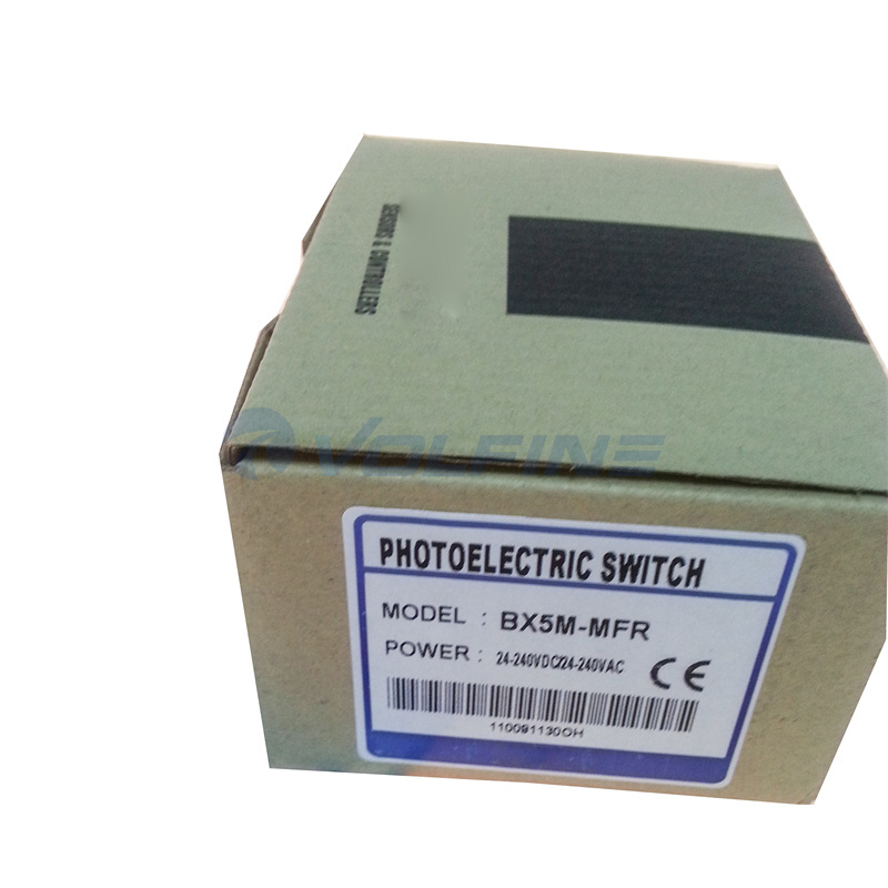 New original genuine 24-240VAC/VDC photoelectric switch 0.1~5m Photo sensor BX5M-MFR