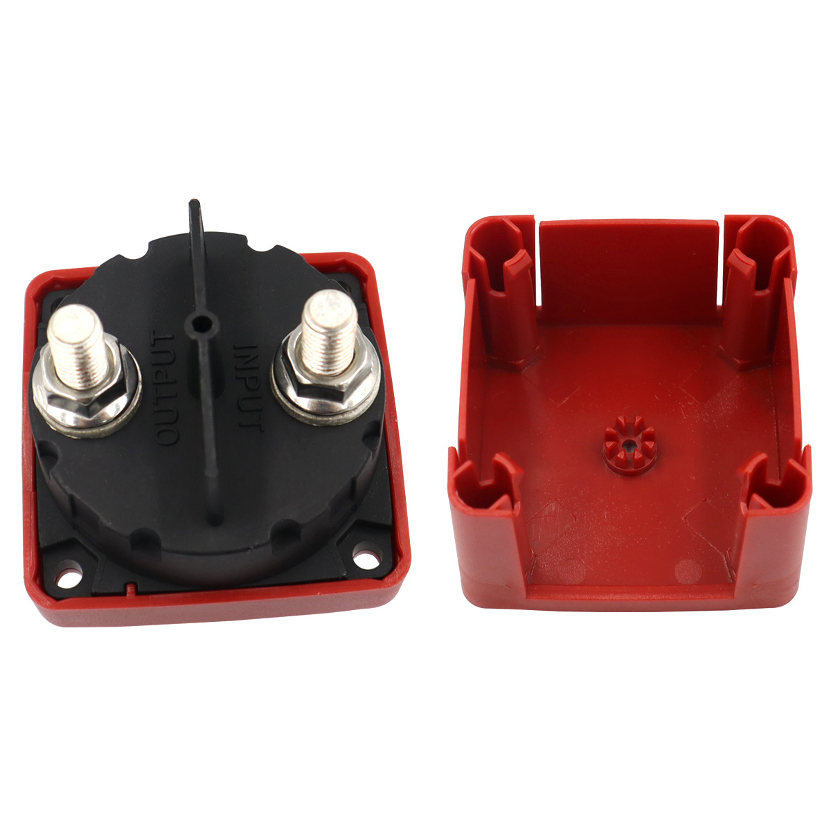 6006 Battery disconnect isolator disconnect termination switch suitable for ships, yachts, and automobilesRed battery switch