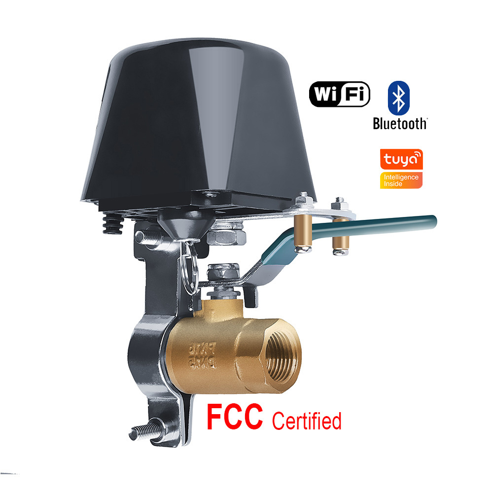 Tuya Smart WiFi Manipulator Water Valve Gas Valve Compatible with Alexa Google Home Shut Off Controller FCC Passed