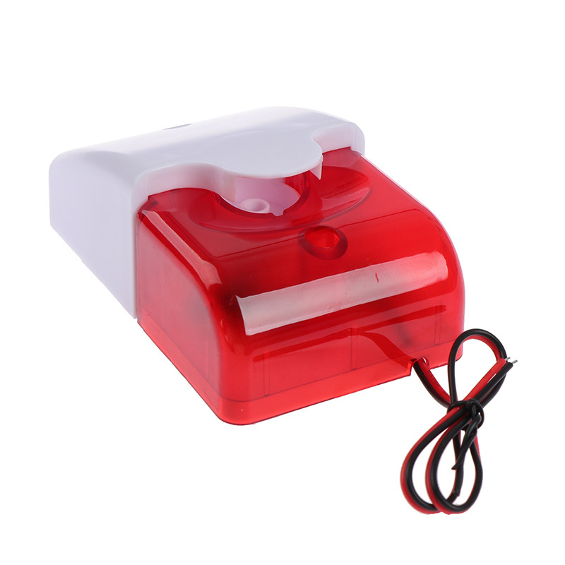 Durable Alarm Flashing Light Strobe Wired Strobe Siren 12V Sound Siren For wifi GSM Wireless Home Security Alarm