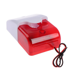 Durable Alarm Flashing Light Strobe Wired Strobe Siren 12V Sound Siren For wifi GSM Wireless Home Security Alarm