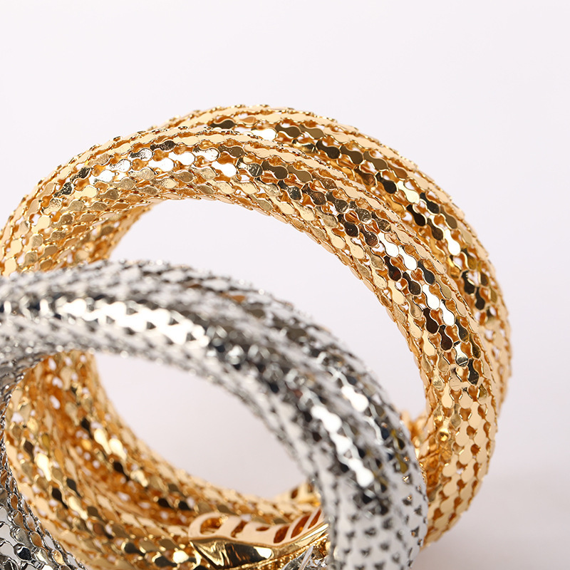 Wholesale New Punk Snake Arm Cuff Bangle Bracelet For Men Women Gold Bracelets